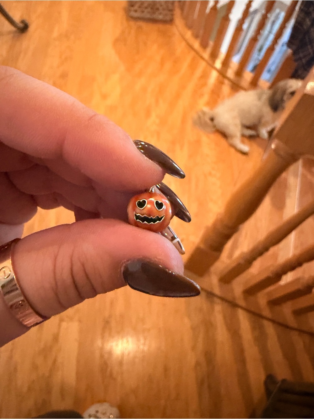 Pandora Glow-in-the-dark Halloween Pumpkin Charm